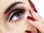 Make-up zu grünem Kleid
