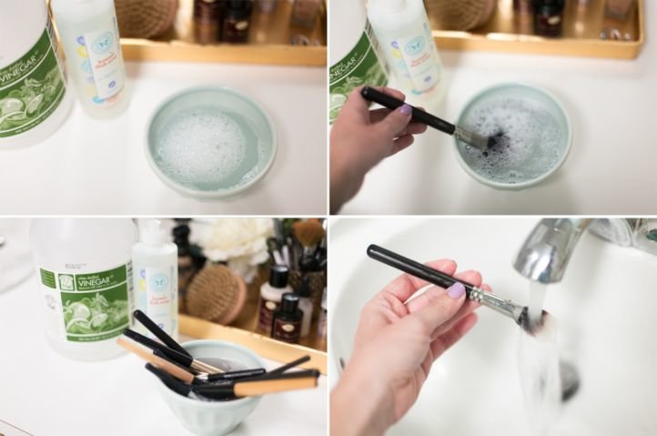 Как мыть кисти для макияжа